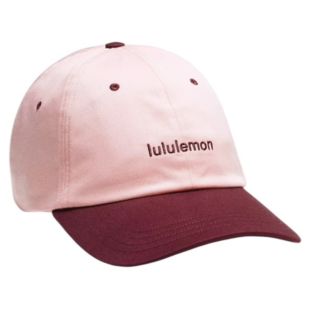 NWT Lululemon Classic Ballcap Wordmark Strawberry Milkshake Deep Lux Sz. S/M